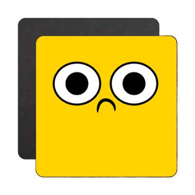smile face unhappy shocked magnet
