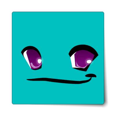 smile face whale feeling good sticker