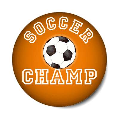 soccer champ sticker