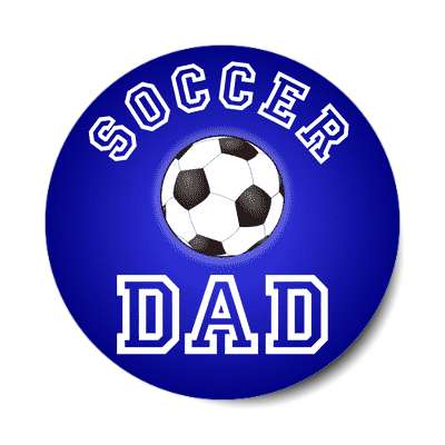 soccer dad sticker
