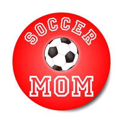 soccer mom sticker