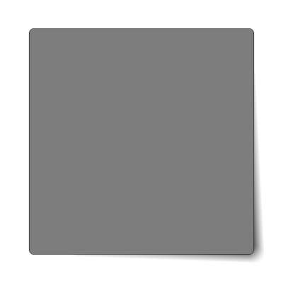 solid gray sticker