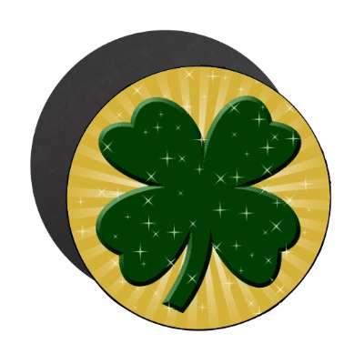 sparkly shamrock magnet