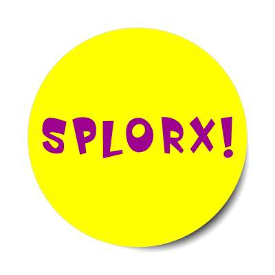 splorx sticker