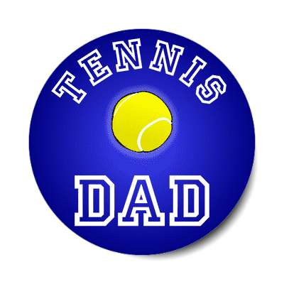 tennis dad sticker