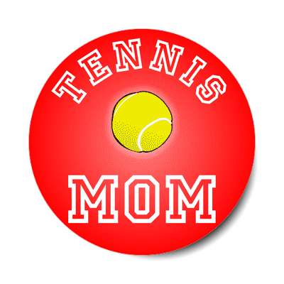 tennis mom sticker