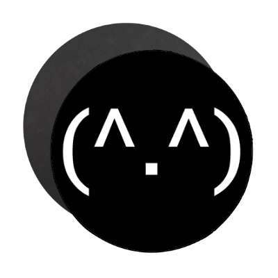 text smile face magnet