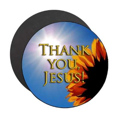 thank you jesus magnet
