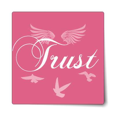 trust sticker