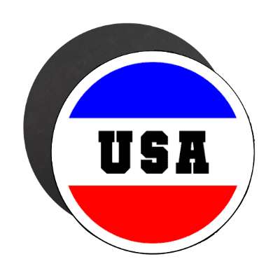 usa circle magnet