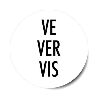 ve ver vis pronouns sticker