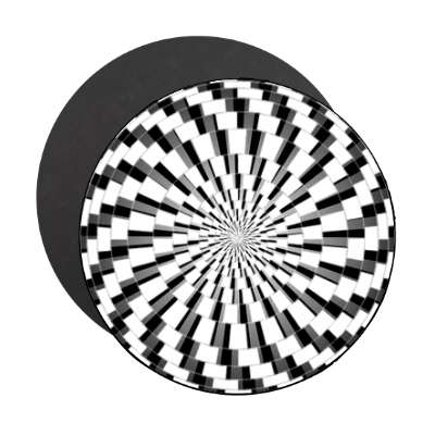 wacky checker spiral magnet
