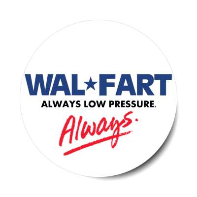 walfart walmart parody sticker