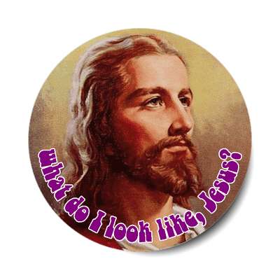 what do i look like jesus to you sticker