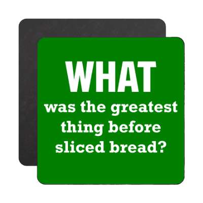 what was the greatest thing before sliced bread magnet