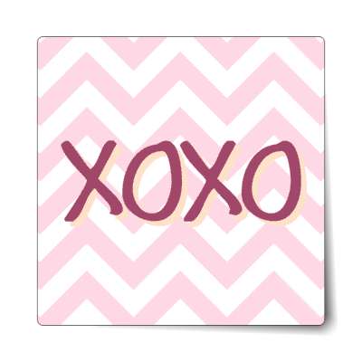 xoxo sticker