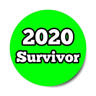 2020 survivor stickers, magnet