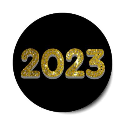 2023 gold black stickers, magnet