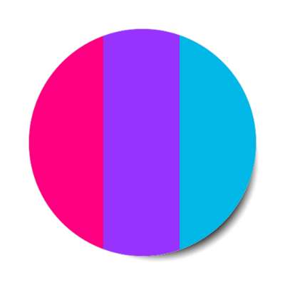 androgyne pride flag colors stickers, magnet