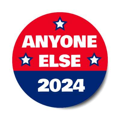 anyone else 2024 novelty president stickers, magnet