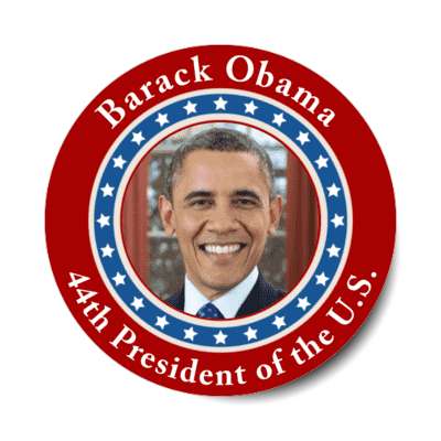 barack obama forty fourth president of the us stickers, magnet