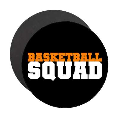 basketball squad stickers, magnet