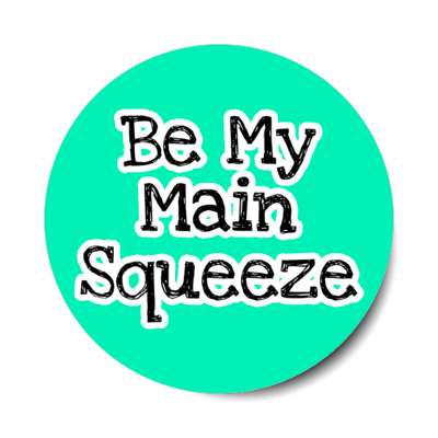 be my main squeeze stickers, magnet