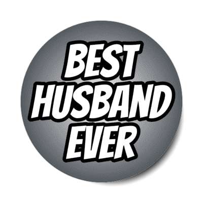 best husband ever stickers, magnet