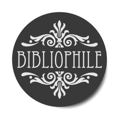 bibliophile stickers, magnet