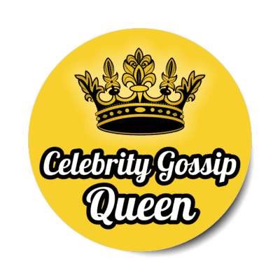 celebrity gossip queen stickers, magnet