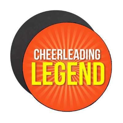 cheerleading legend stickers, magnet