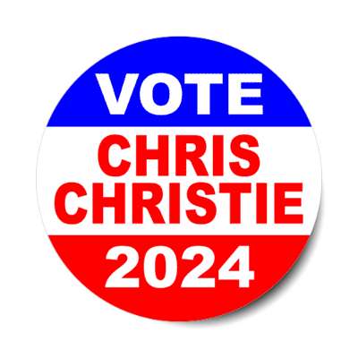 classic chris christie 2024 political stickers, magnet