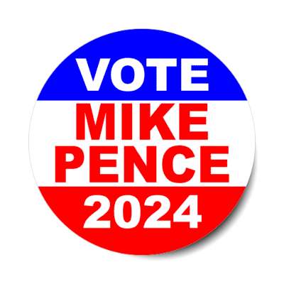 classic political vote mike pence 2024 president republican stickers, magnet