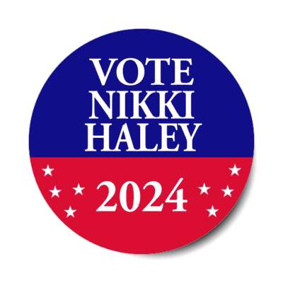 classic political vote nikki haley 2024 president republican stickers, magnet