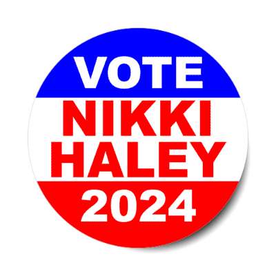 classic vote nikki haley 2024 campaign president republican stickers, magnet