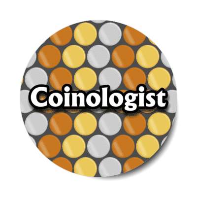 coinologist stickers, magnet