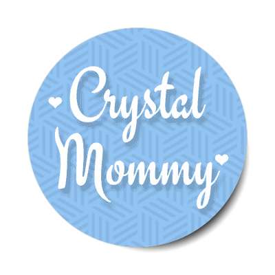 crystal mommy stickers, magnet