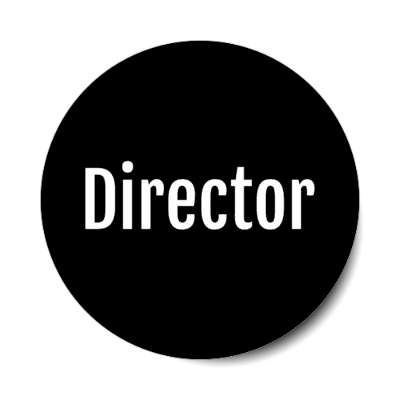 director badge stickers, magnet