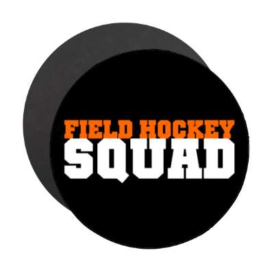 field hockey squad stickers, magnet