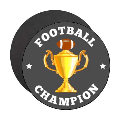football champion trophy stars stickers, magnet