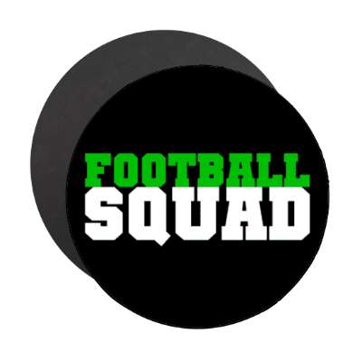 football squad stickers, magnet