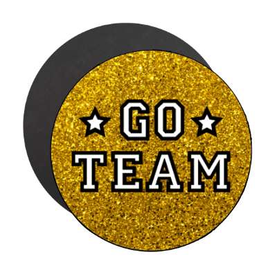 go team pep rally cheerleading stars stickers, magnet