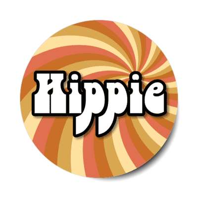 hippie sixties pop party hip saying stickers, magnet