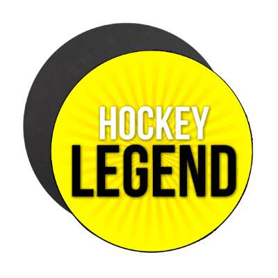 hockey legend stickers, magnet