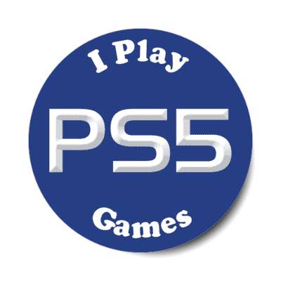 i play ps5 games playstation five stickers, magnet