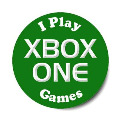 i play xbox one games microsoft console stickers, magnet