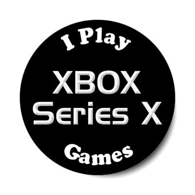 i play xbox series x games microsoft console stickers, magnet