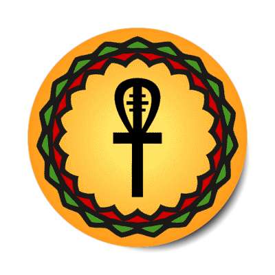 imani faith kwanzaa symbol traditional stickers, magnet