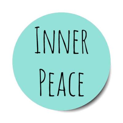 inner peace stickers, magnet