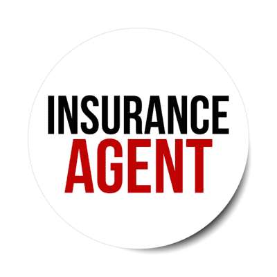insurance agent stickers, magnet